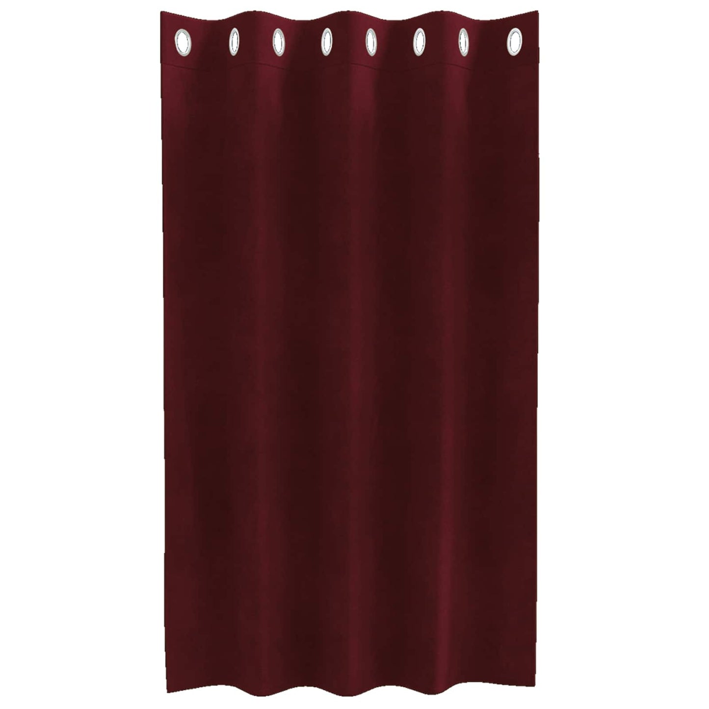 vidaXL Κουρτίνες συσκότισης 2 τμχ. Κόκκινο 140 x 140 cm Βελούδο
