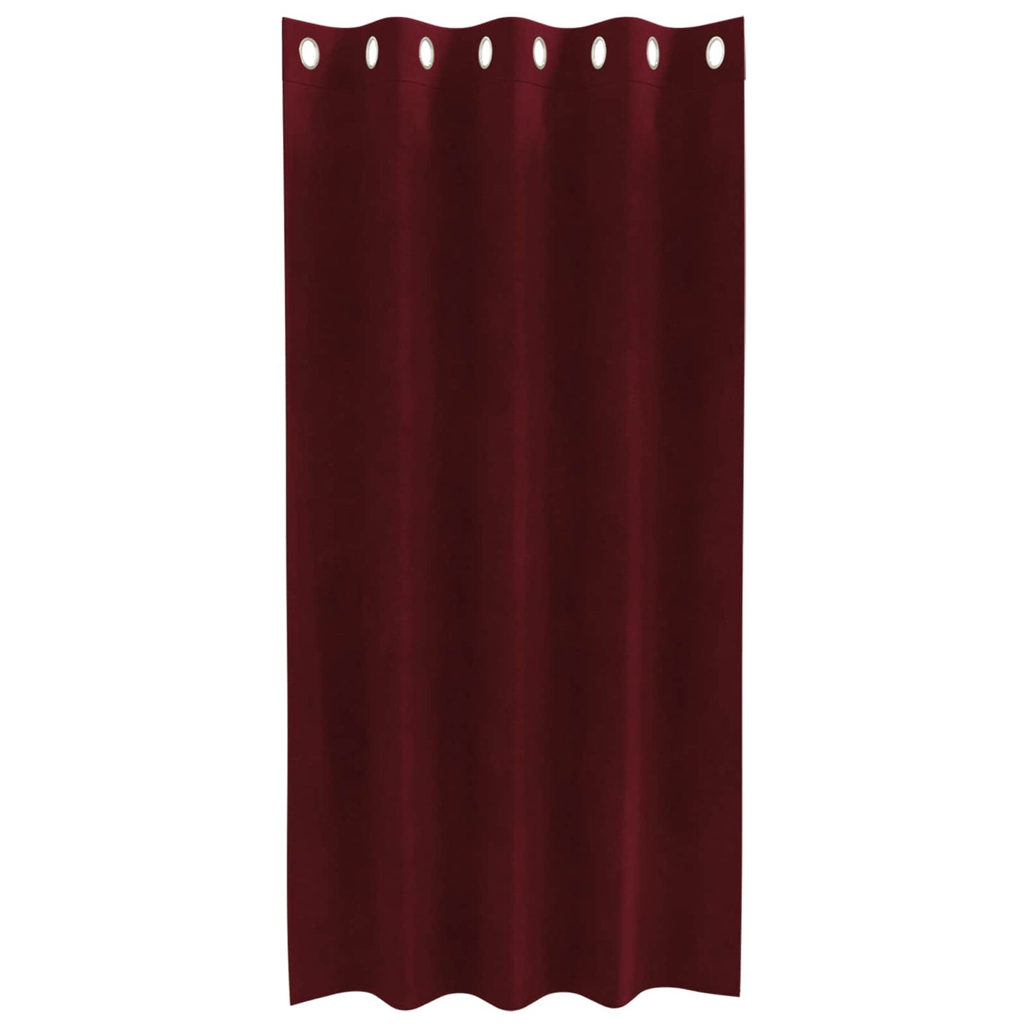 vidaXL Κουρτίνες συσκότισης 2 τμχ. Κόκκινο 140 x 175 cm Βελούδο