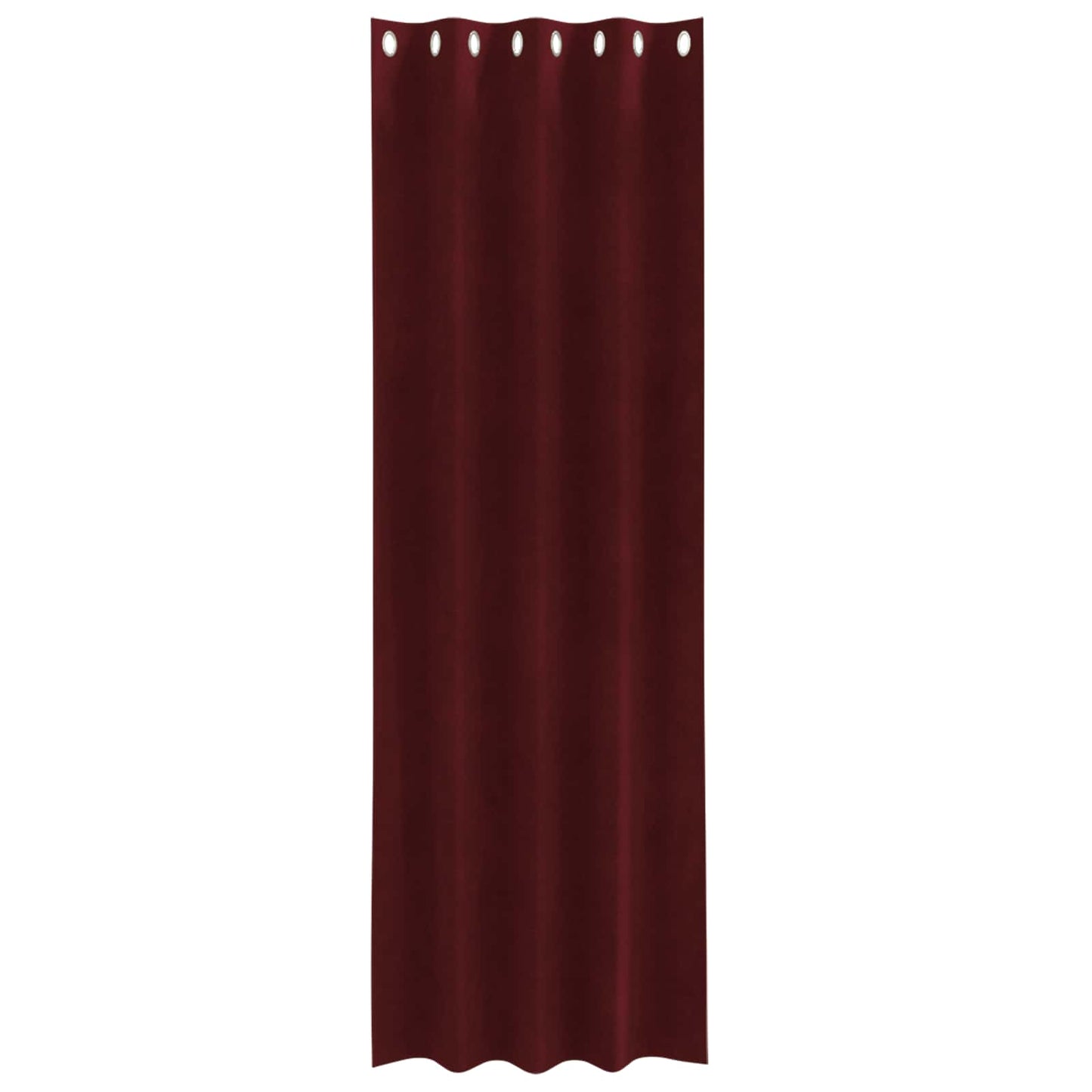 vidaXL Κουρτίνες συσκότισης 2 τμχ. Κόκκινο 140 x 260 cm Βελούδο