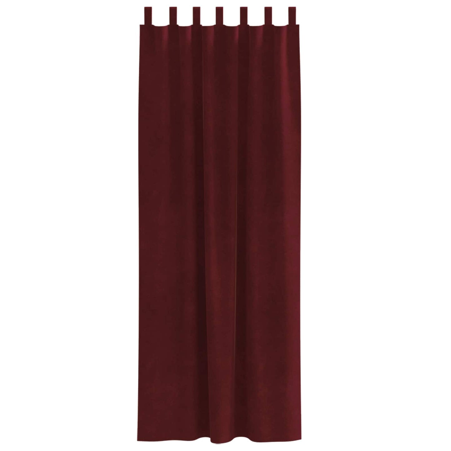 vidaXL Κουρτίνες συσκότισης 2 τμχ. Κόκκινο 140 x 225 cm Βελούδο