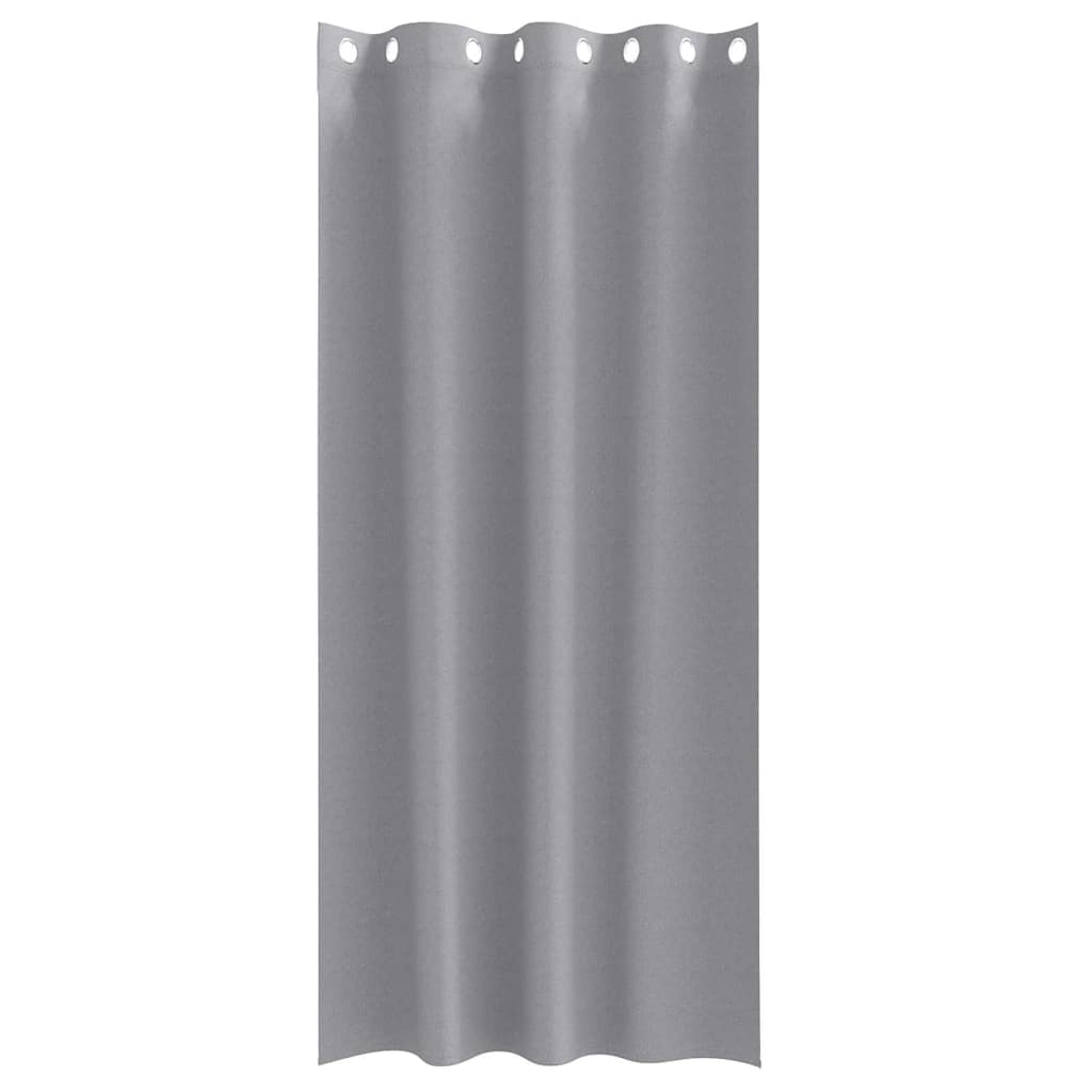 vidaXL Κουρτίνες 2 pcs Ανοιχτό γκρι 225 x 140 εκ. Πολυεστέρας