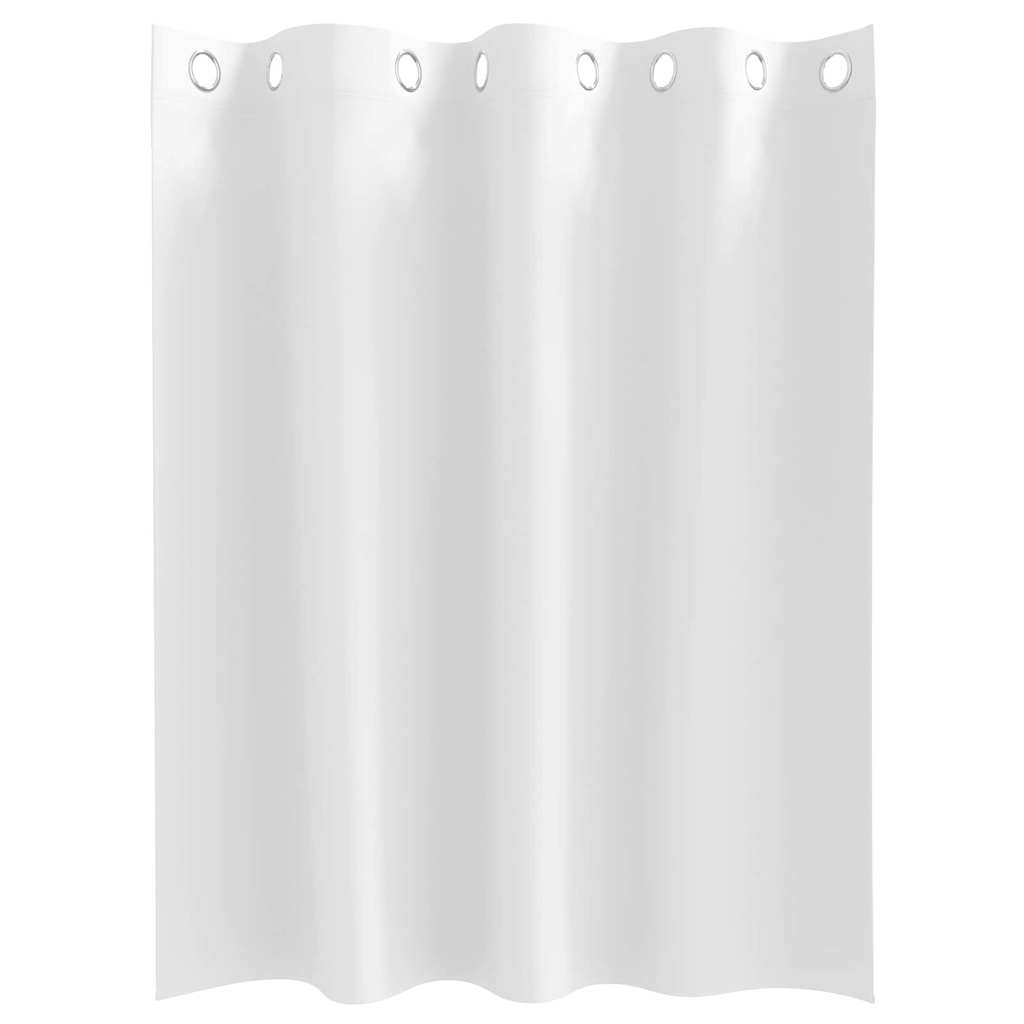 vidaXL Κουρτίνες 2 pcs Καθαρό Λευκό 140 x 140 cm Πολυεστέρας