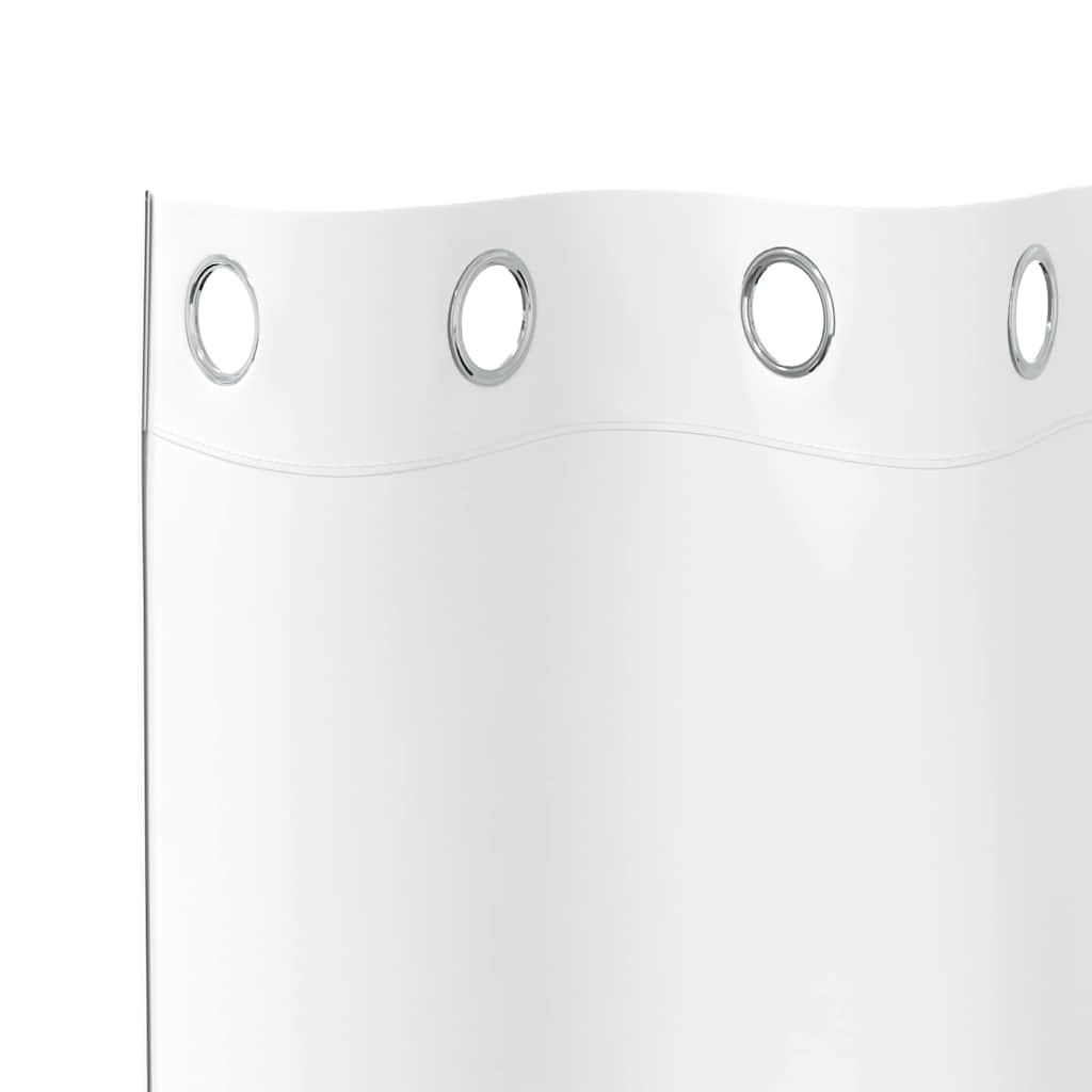 vidaXL Κουρτίνες 2 pcs Καθαρό Λευκό 245 x 140 εκ. Πολυεστέρας