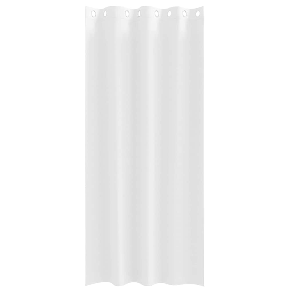 vidaXL Κουρτίνες 2 pcs Καθαρό Λευκό 245 x 140 εκ. Πολυεστέρας