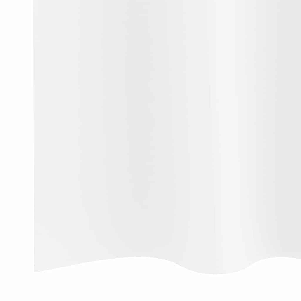 vidaXL Κουρτίνες 2 pcs Καθαρό Λευκό 260 x 140 εκ. Πολυεστέρας