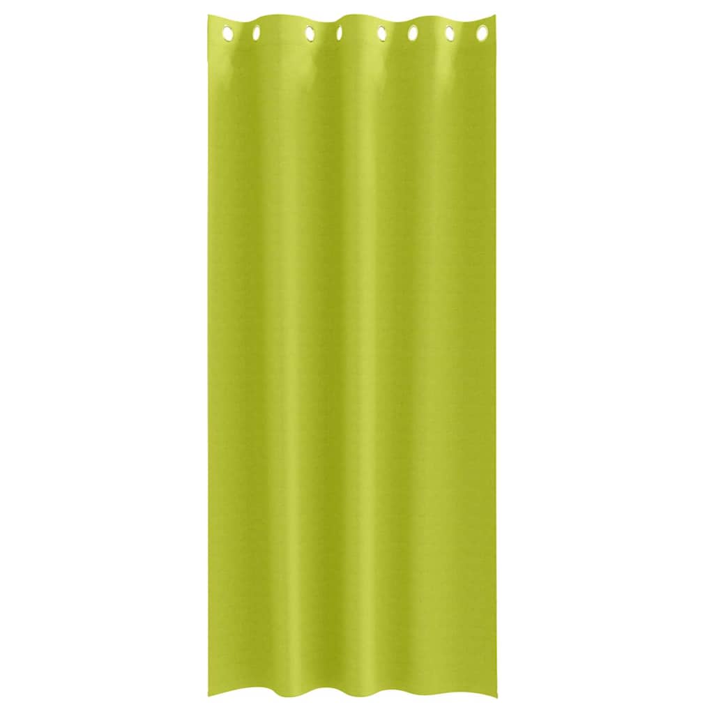 vidaXL Κουρτίνες με κουρτίνες 2 pcs Λαχανί 260 x 140 εκ. Πολυεστέρας