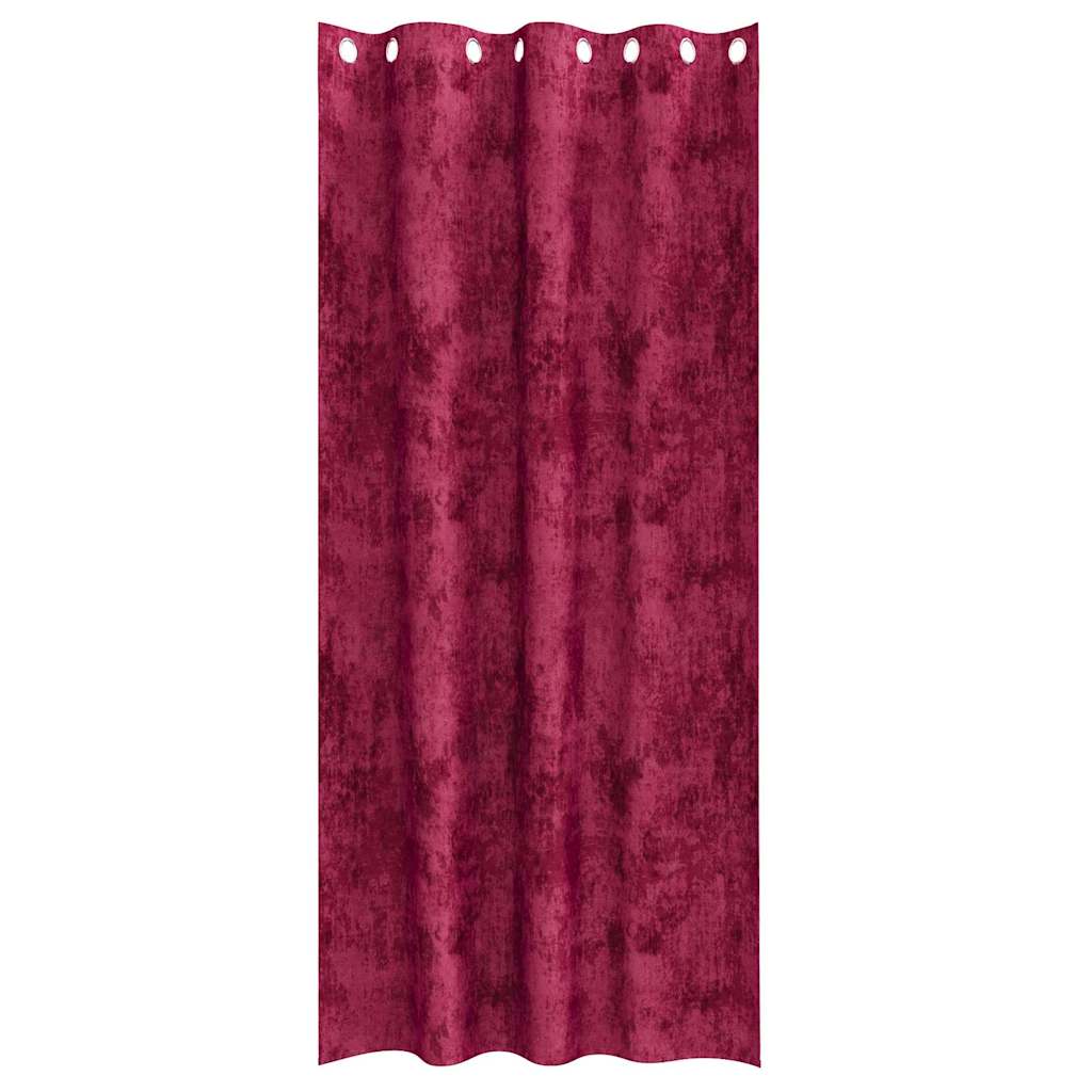 vidaXL Βελούδινες Κουρτίνες 2 τμχ. Μπορντό 245 x 140 εκ. Βελούδο