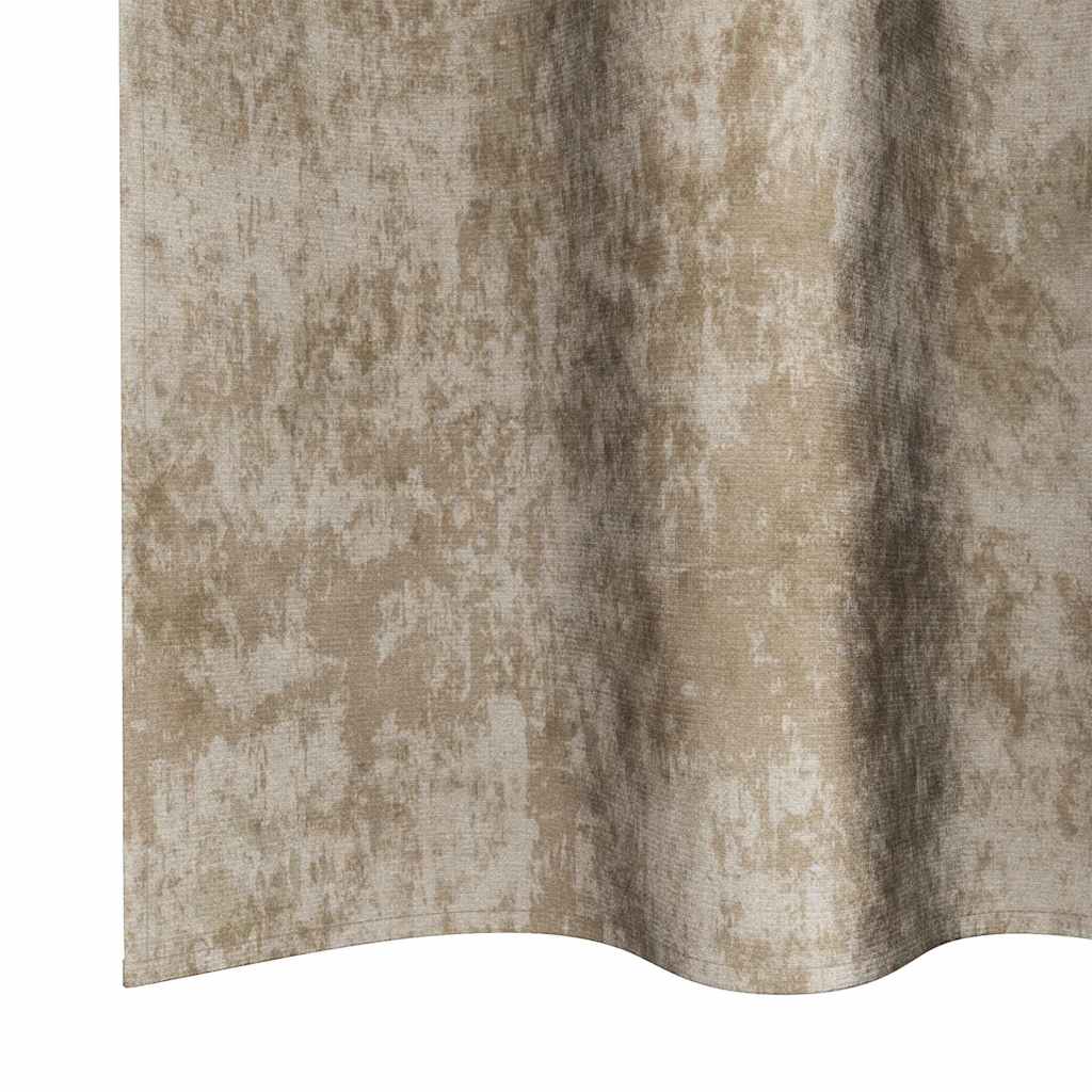 vidaXL Βελούδινες Κουρτίνες 2 τμχ. Μπρονζέ 140 x 140 cm Βελούδο