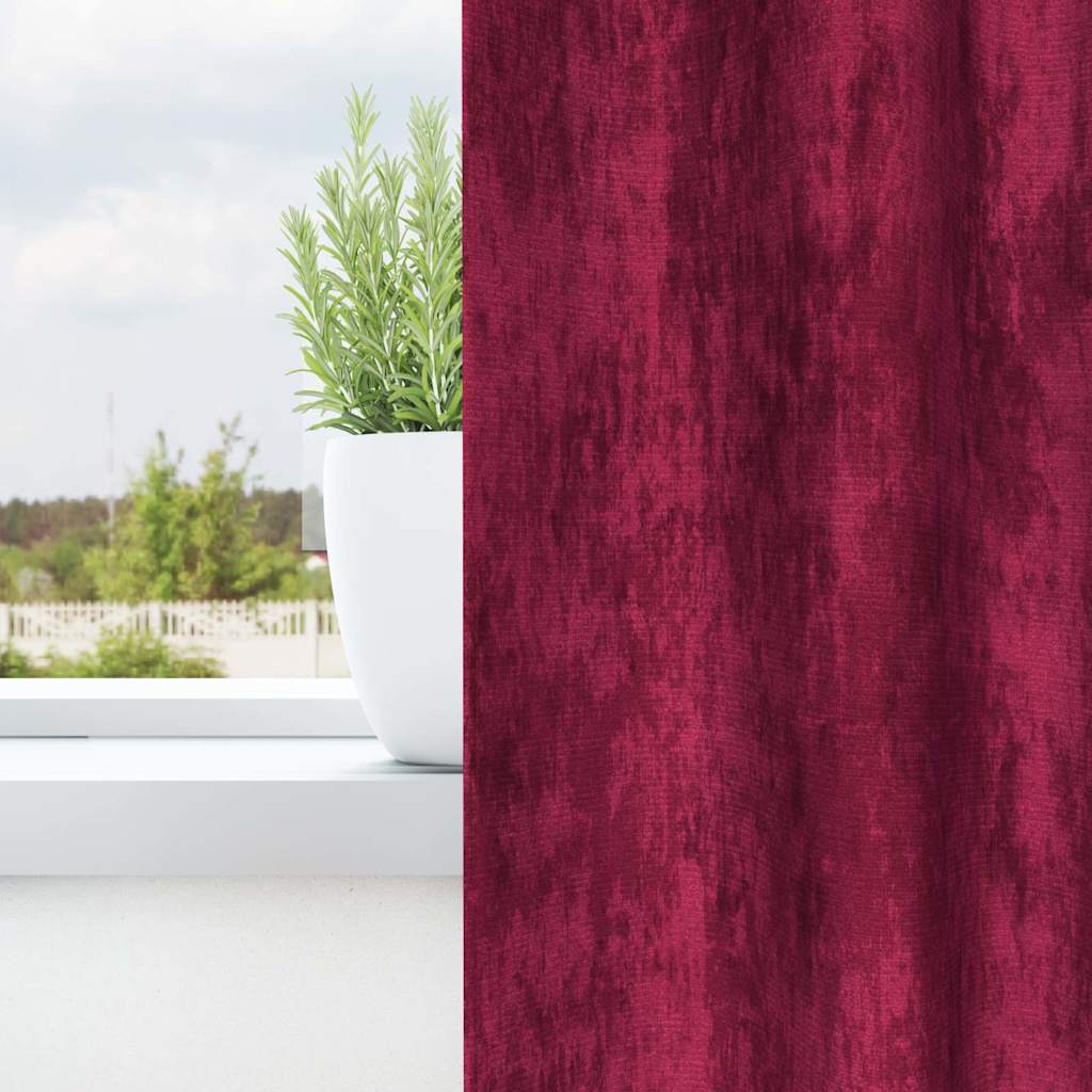 vidaXL Βελούδινες Κουρτίνες 2 τμχ. Κόκκινο 260 x 140 εκ. Βελούδο