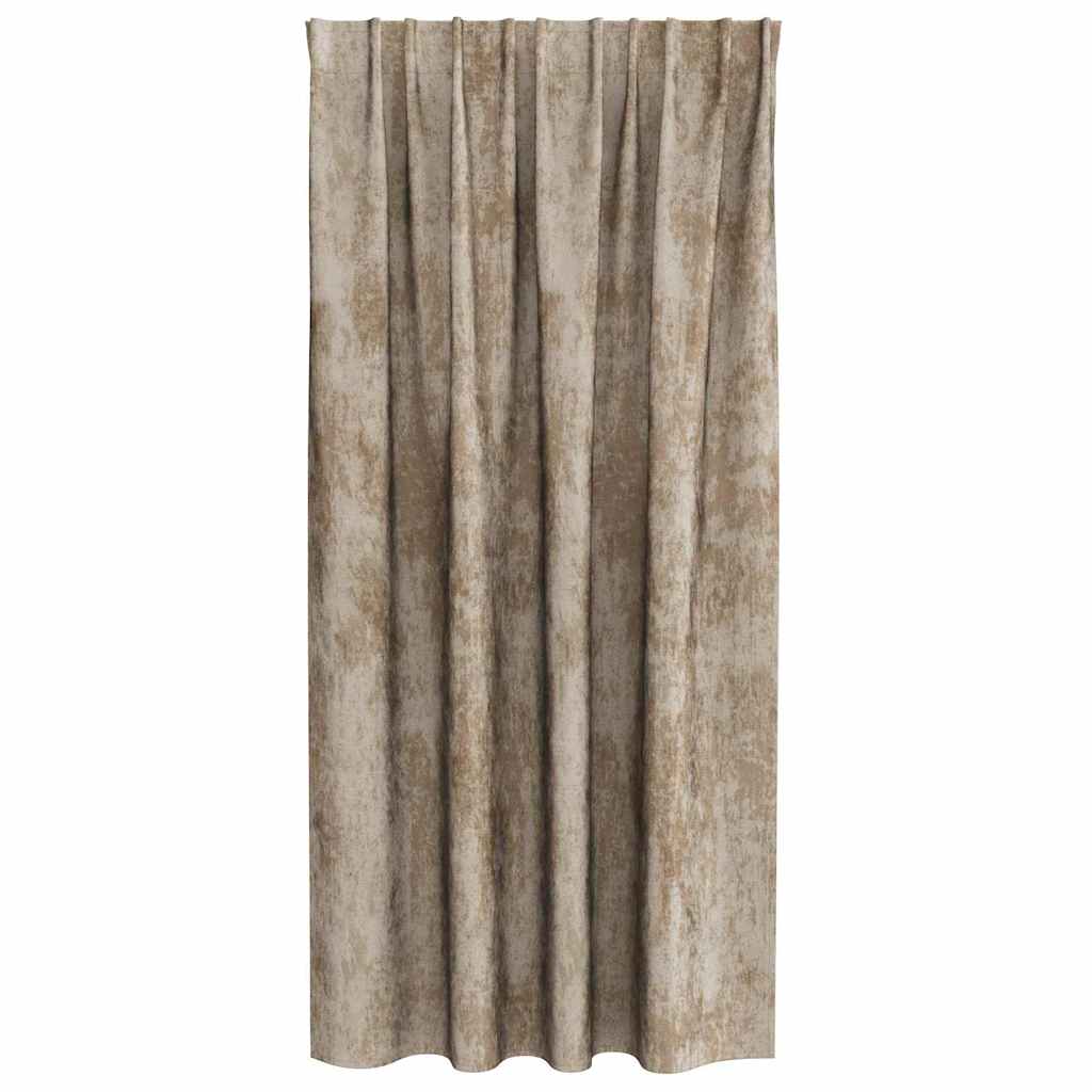 vidaXL Βελούδινες Κουρτίνες 2 τμχ. Μπρονζέ 175 x 140 εκ. Βελούδο