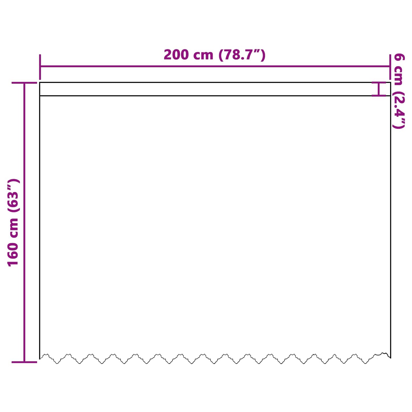 vidaXL Κουρτίνα Δαντέλας με κουρτίνες Λευκό 160 x 200 cm Πολυεστέρας