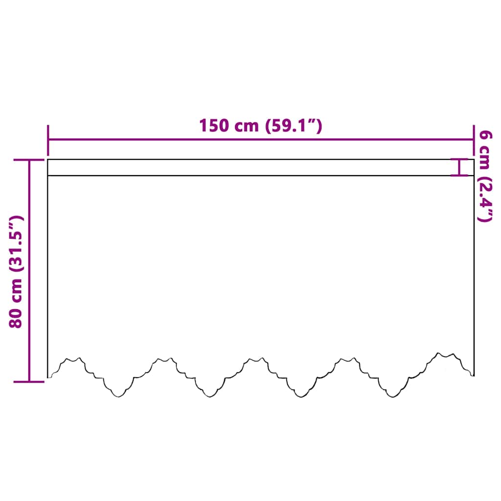 vidaXL Κουρτίνες με κουρτίνες Λευκό 150 x 80 cm Πολυεστέρας