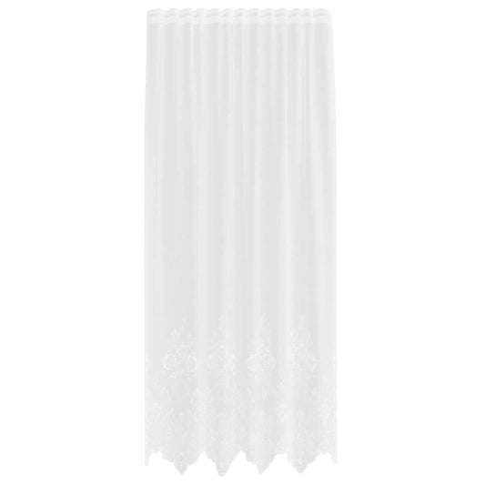 vidaXL Κουρτίνες με κουρτίνες Λευκό 150 x 200 cm Πολυεστέρας