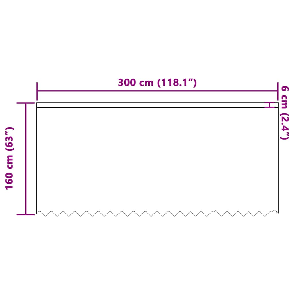 vidaXL Κουρτίνες με κουρτίνες Λευκό 300 x 160 εκ. Πολυεστέρας