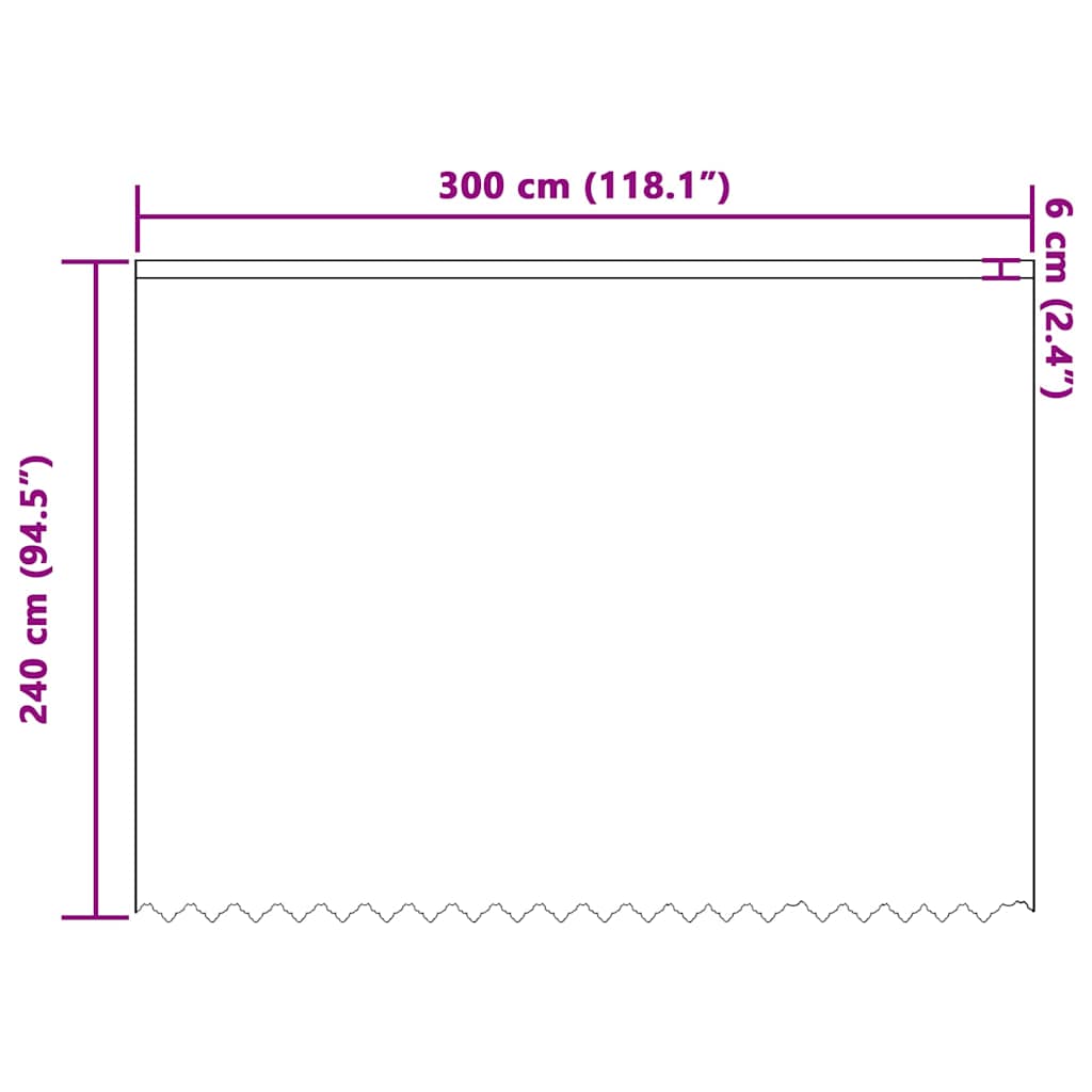 vidaXL Κουρτίνες με κουρτίνες Λευκό 500x100cm Πολυεστέρας