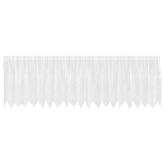 vidaXL Κουρτίνες με κουρτίνες Λευκό 500x100cm Πολυεστέρας