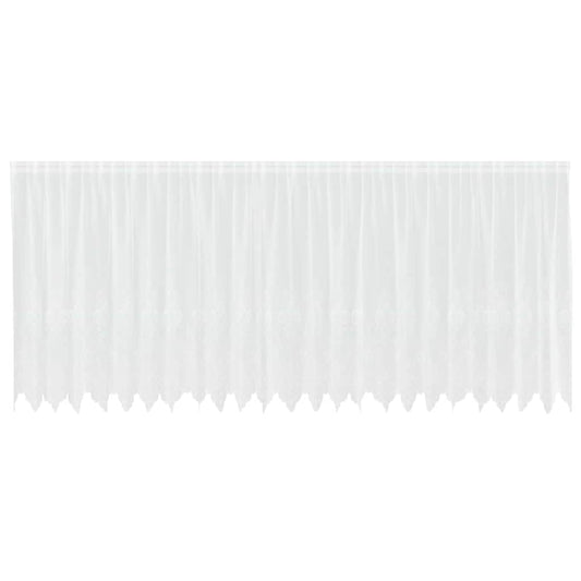 vidaXL Κουρτίνες με κουρτίνες Λευκό 500x100cm Πολυεστέρας