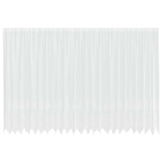 vidaXL Κουρτίνες με κουρτίνες Άλλο Λευκό 600 x 245 cm Πολυεστέρας