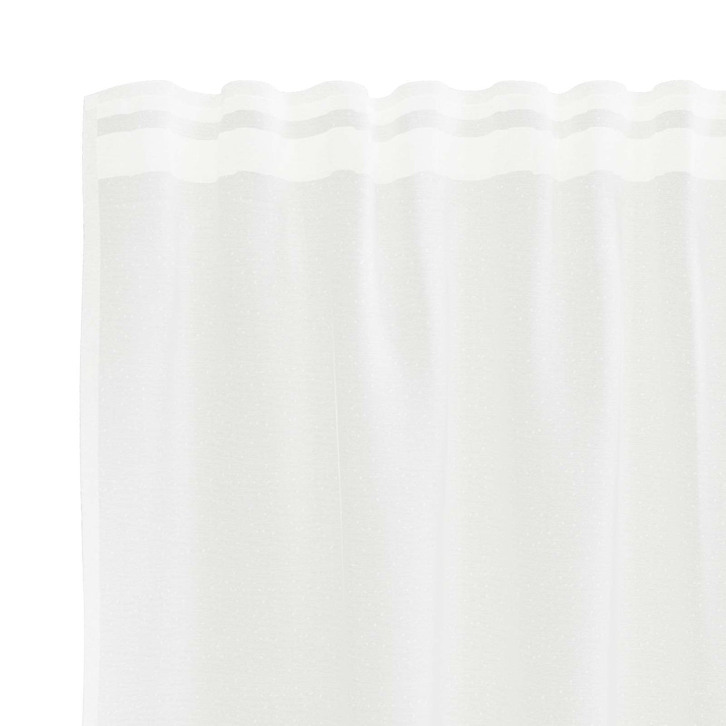 vidaXL Κουρτίνες με κουρτίνες Λευκό 500x100cm Πολυεστέρας
