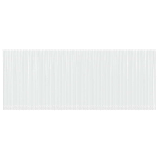 vidaXL Κουρτίνα Δαντέλας με κουρτίνες Λευκό 1200 x 300 εκ. Πολυεστέρας