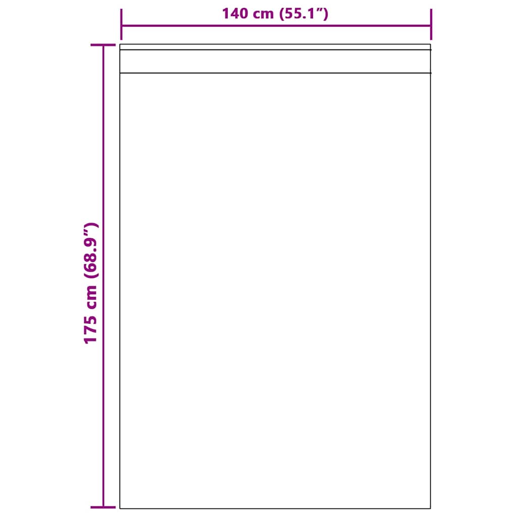 vidaXL Κουρτίνες με κουρτίνες 2 pcs Λευκό 140 x 175 εκ. Πολυεστέρας