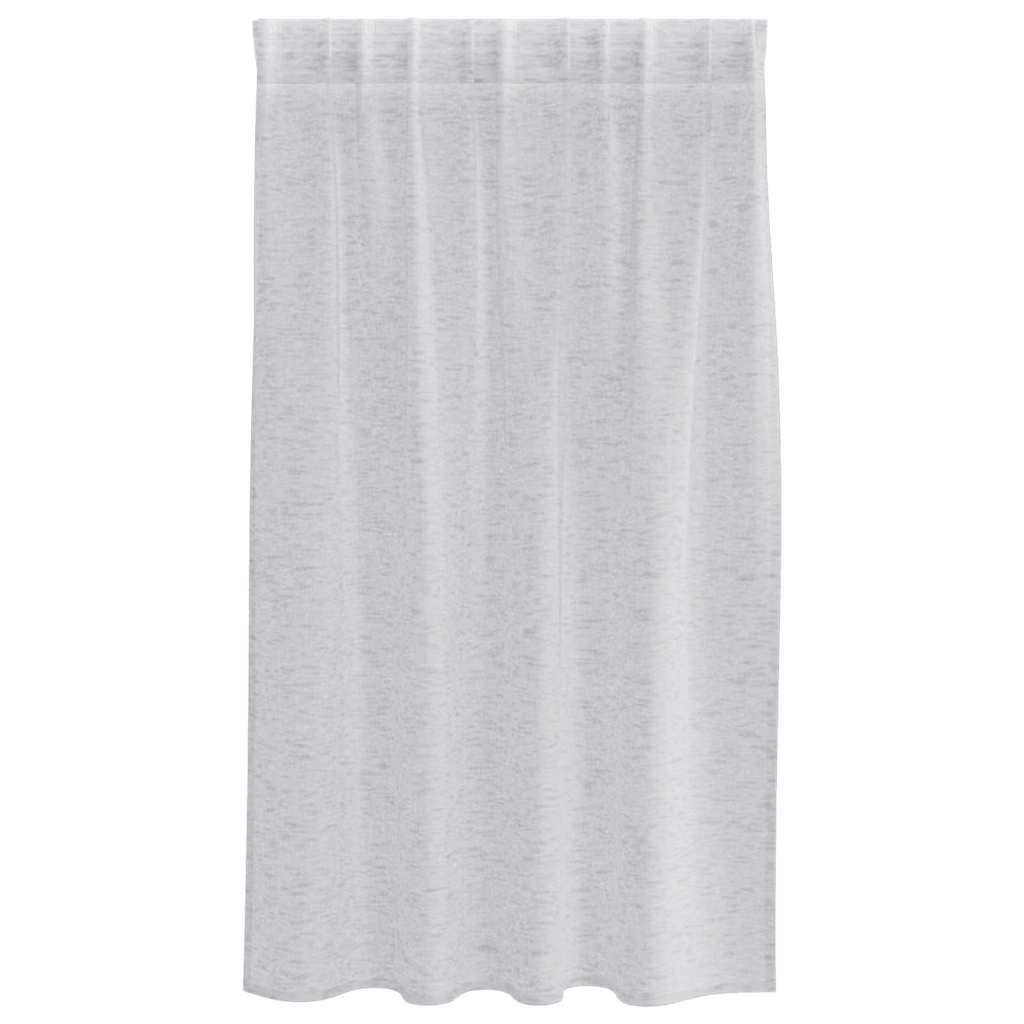 vidaXL Κουρτίνα βυσσινί 2 pcs Ανοιχτό γκρι 140 x 140 cm Πολυεστέρας