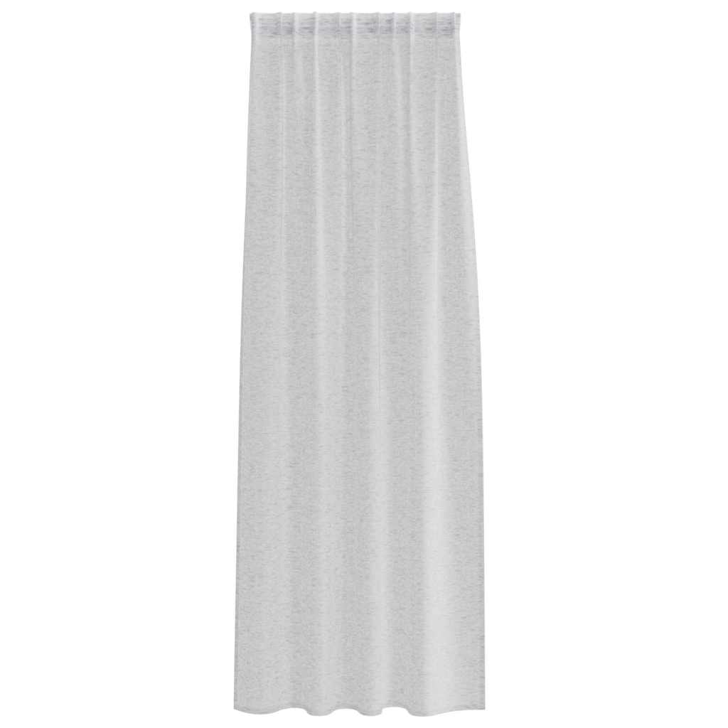 vidaXL Κουρτίνα βυσσινί 2 pcs Ανοιχτό γκρι 260 x 140 εκ. Πολυεστέρας