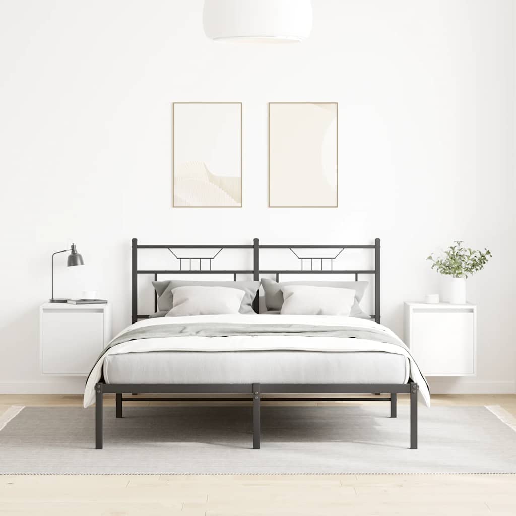 vidaXL Κομοδίνα Επιτοίχια 2 τεμ. Λευκά 38x34x40 εκ.