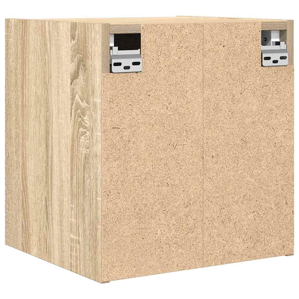 vidaXL Κομοδίνα Επιτοίχια 2 τεμ. Sonoma Δρυς 38x34x40 εκ.
