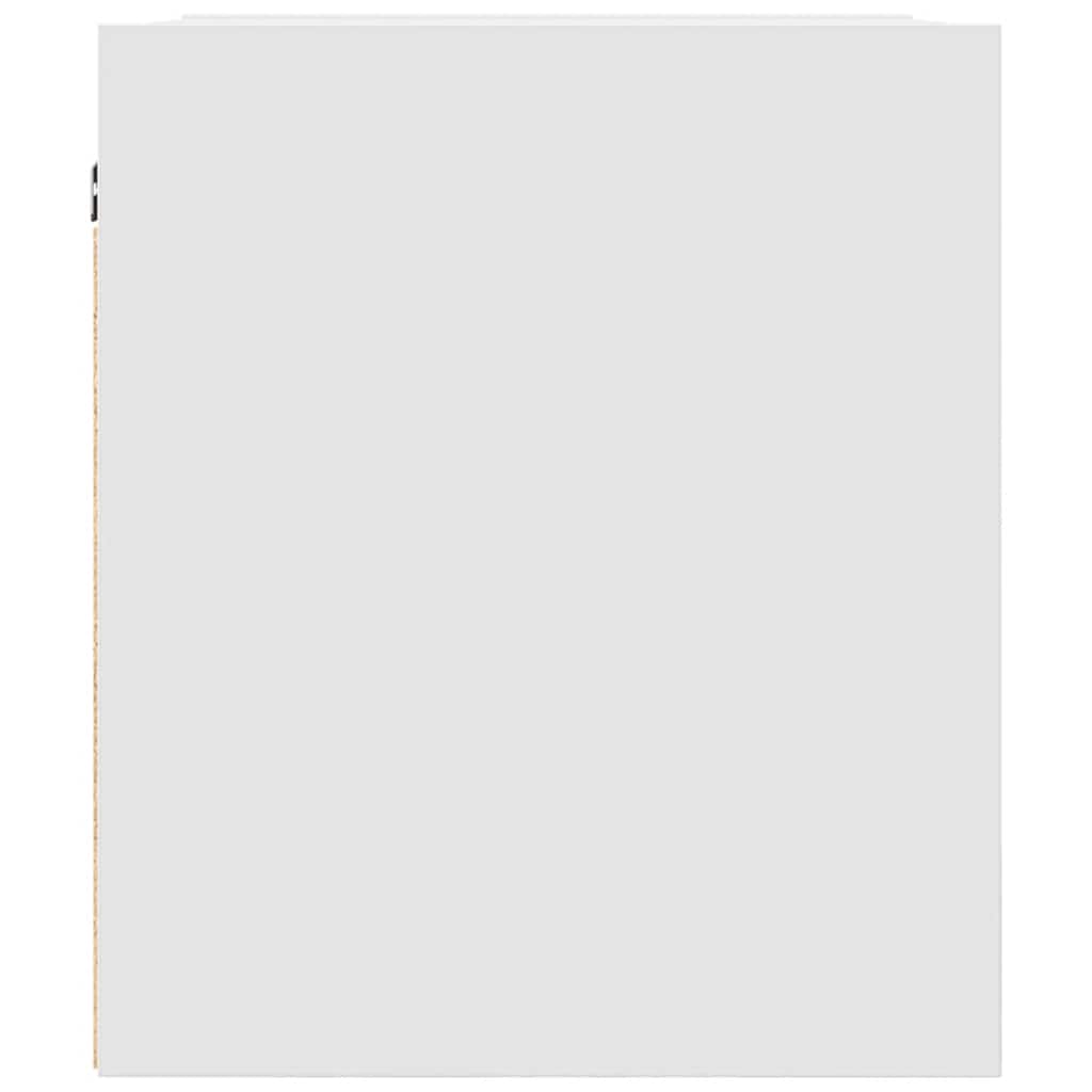 vidaXL Κομοδίνο Επιτοίχιο Λευκά 38x34x40 εκ.