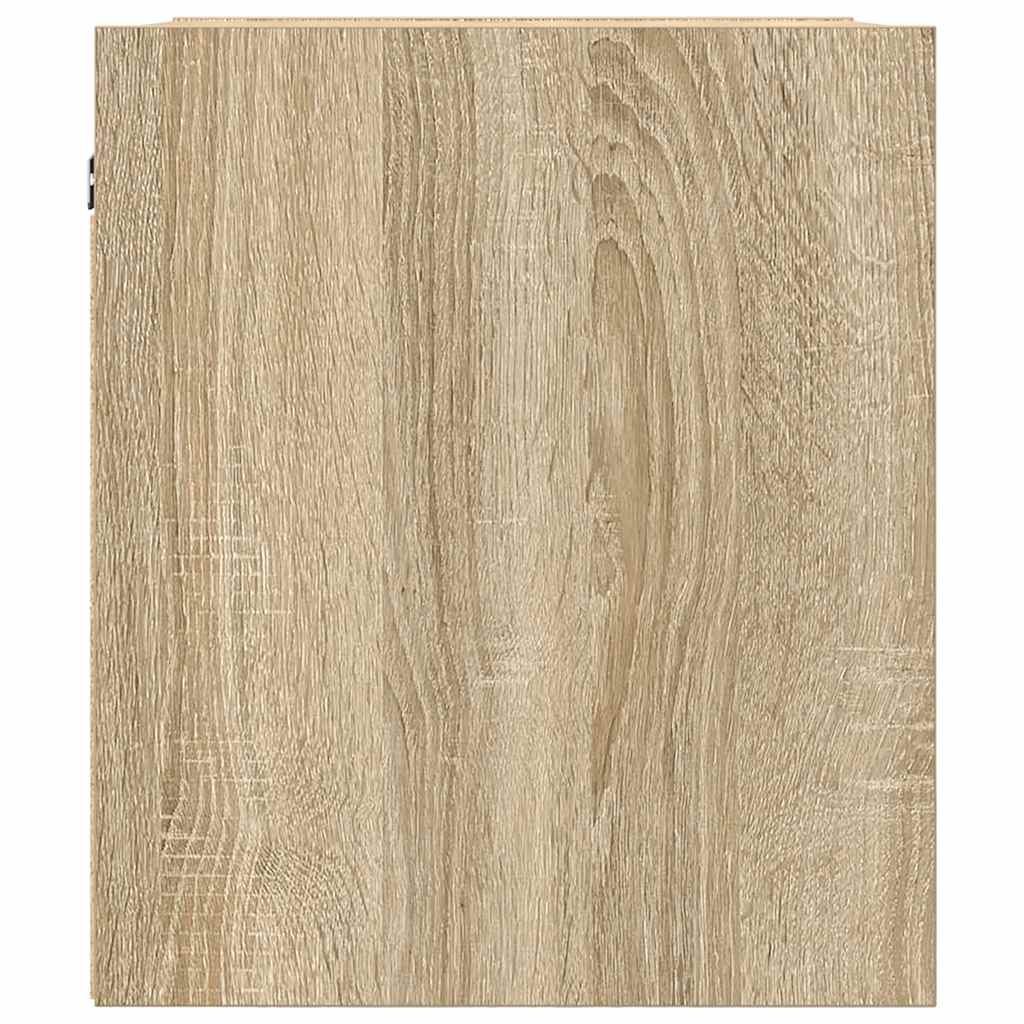 vidaXL Κομοδίνα Επιτοίχια Sonoma Δρυς 38x34x40 εκ.
