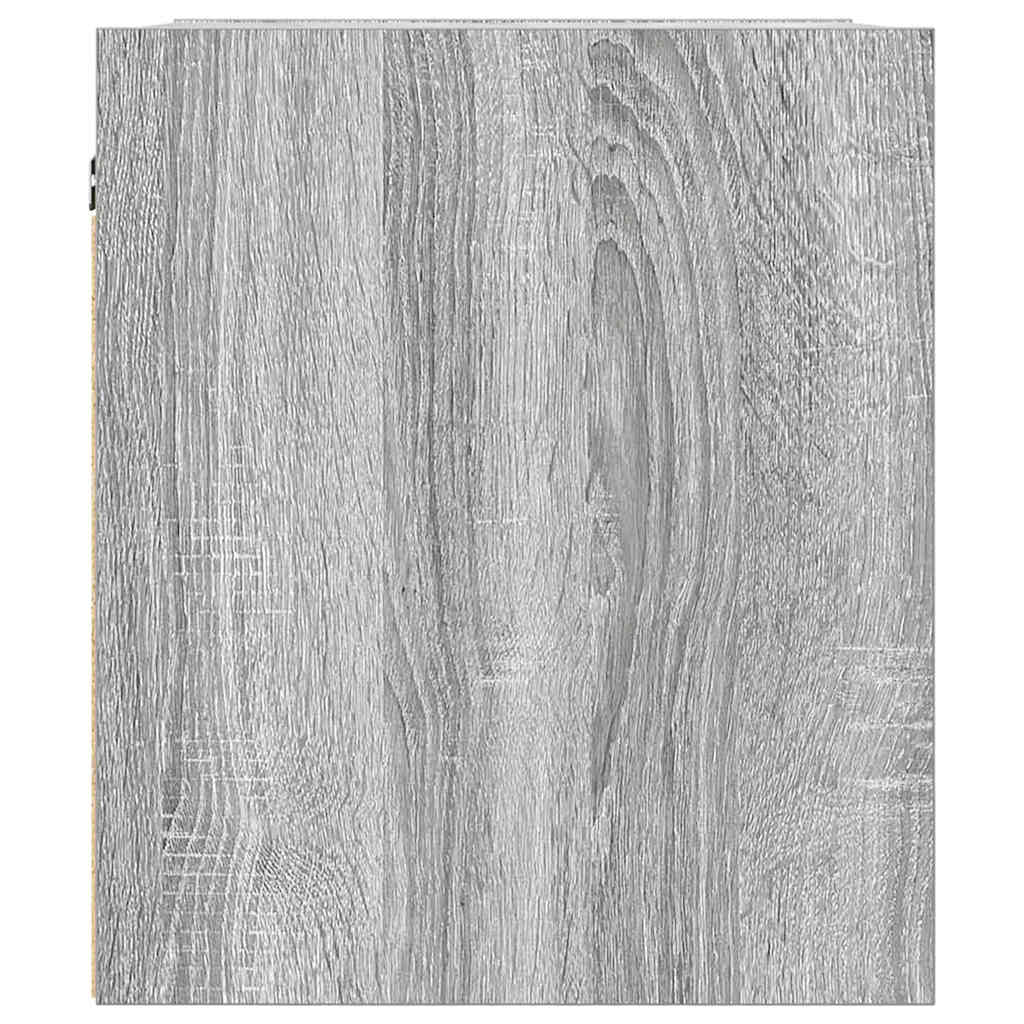 vidaXL Κομοδίνα Επιτοίχια Γκρι Sonoma 38x34x40 εκ.
