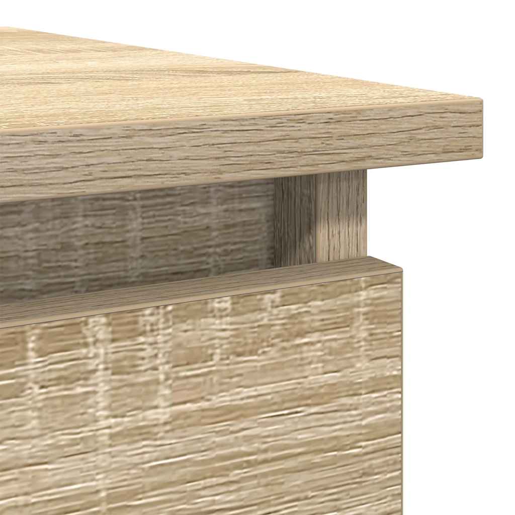 vidaXL Τραπέζι κονσόλας με συρτάρια Sonoma Δρυς 85,5x38,5x74,5 cm