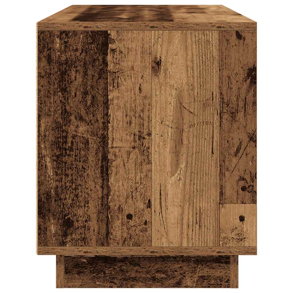 vidaXL Ντουλάπι τηλεόρασης με φώτα LED Παλιό ξύλο 100x41x50 εκ.