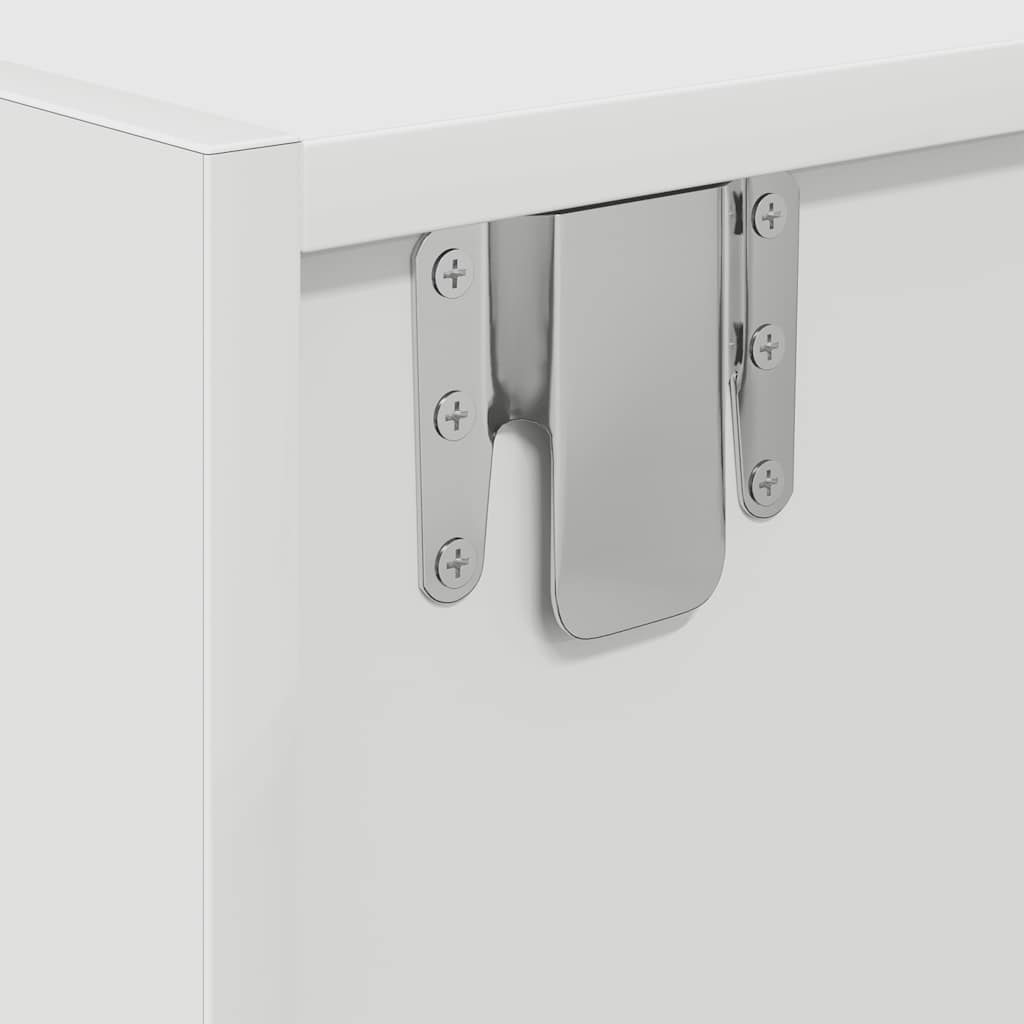 ντουλάπι τηλεόρασης vidaXL Λευκό 100x31x25,5 cm Ξύλινη κατασκευή