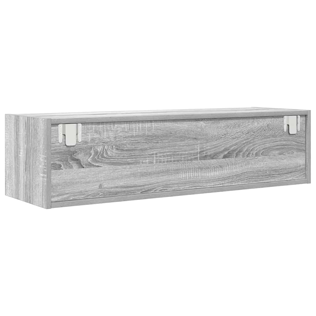 vidaXL Έπιπλο Τηλεόρασης Γκρι Sonoma 100x31x25,5 εκ. από Επεξεργ. Ξύλο