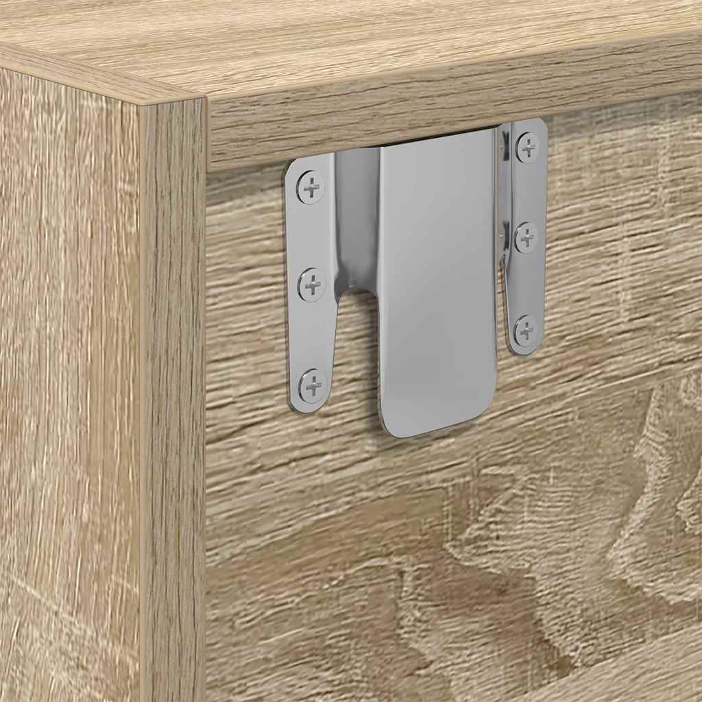 vidaXL Έπιπλα Τηλεόρασης 2 τεμ. 80x31x25,5 εκ. Επεξεργασμένο Ξύλο