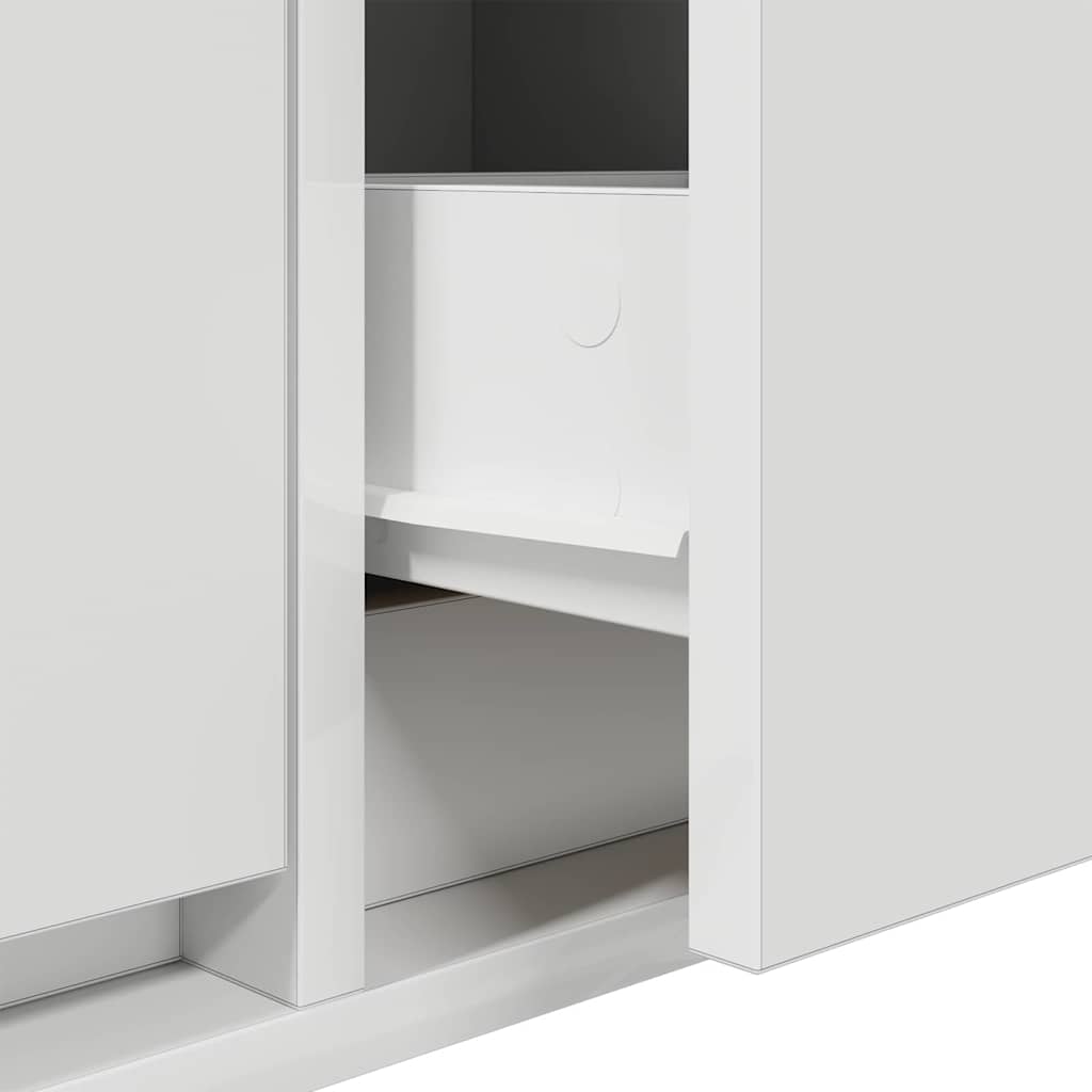 vidaXL Ντουλάπι TV Λευκό 100 x 31 x 25.5 εκ. Επεξεργασμένο ξύλο