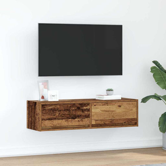 vidaXL Ντουλάπι TV Παλαιό ξύλο 100 x 31 x 25.5 εκ. Επεξεργασμένο ξύλο