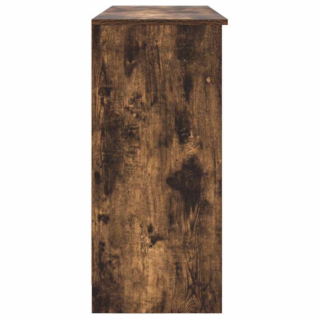 vidaXL Συρταριέρα με Συρτάρια Καπνιστή Δρυς 101x35x76 εκ. Επεξ. Ξύλο