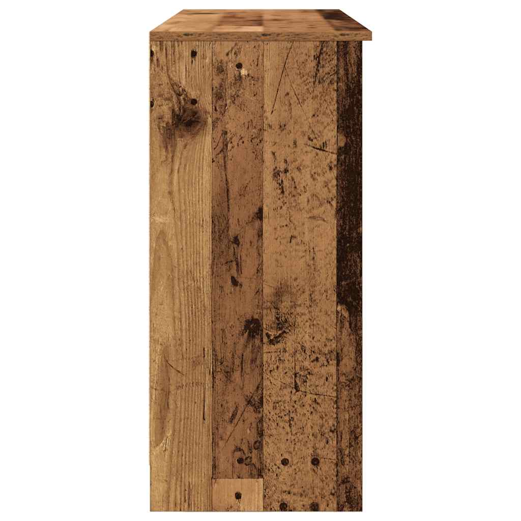 vidaXL Συρταριέρα με Συρτάρια Παλαιό ξύλο 101x35x76 εκ. από Επεξ. Ξύλο
