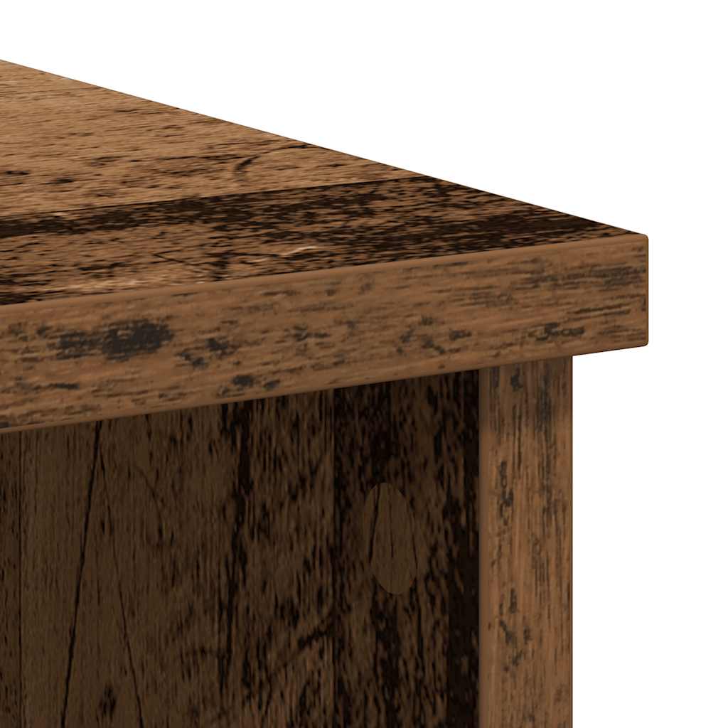 vidaXL Συρταριέρα με Συρτάρια Παλαιό ξύλο 101x35x76 εκ. από Επεξ. Ξύλο