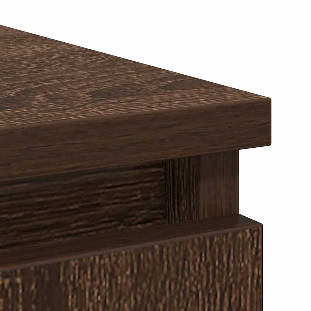 vidaXL Συρταριέρα με Συρτάρια καφέ δρυς 71x35x65 εκ. Επεξ. Ξύλο