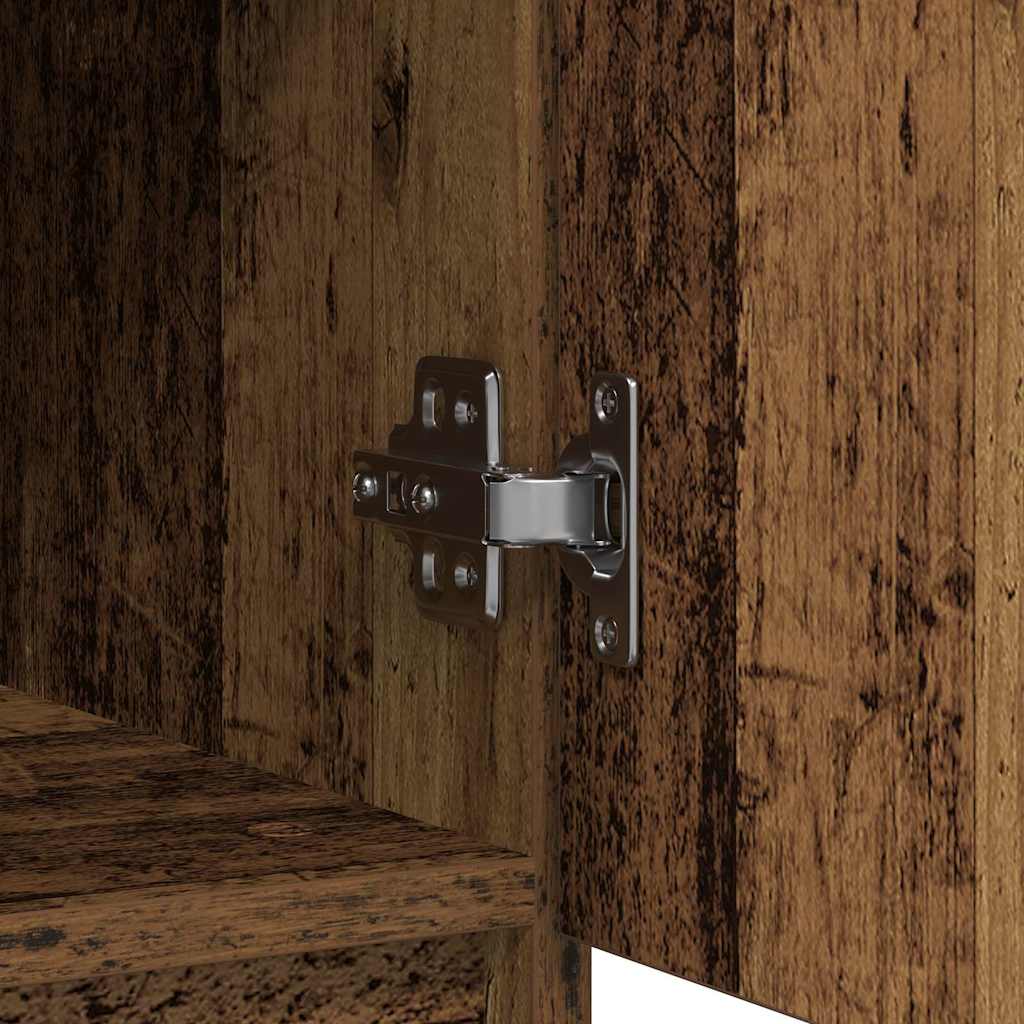 vidaXL Συρταριέρα με Συρτάρια Παλαιό ξύλο 71x35x65 εκ. από Επεξ. Ξύλο