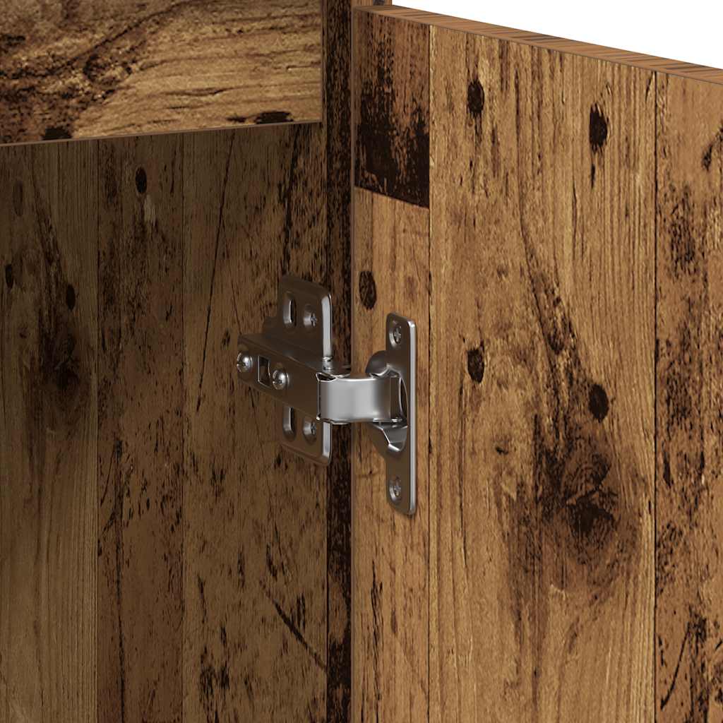 vidaXL Συρταριέρα με Συρτάρια Παλαιό ξύλο 71x35x84 εκ. από Επεξ. Ξύλο