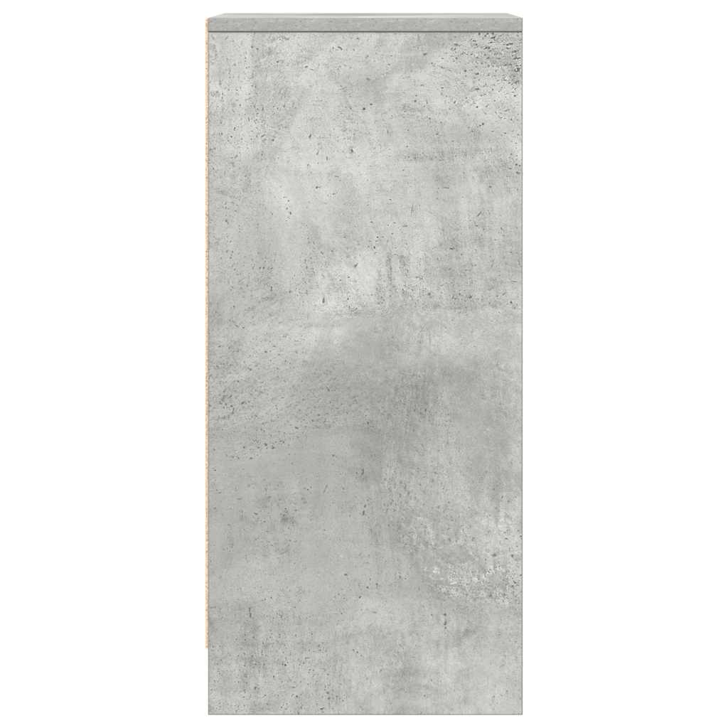 vidaXL Ντουλάπι Γκρι Σκυροδέματος 29,5x34x76 εκ. Επεξεργασμένο Ξύλο