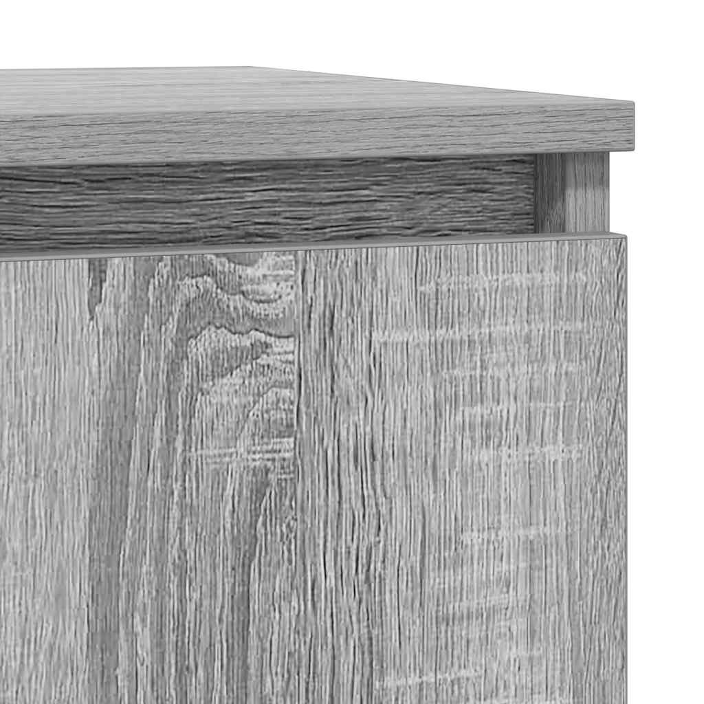 vidaXL Sideboard Γκρι Sonoma 29,5x34x76 cm Ξύλινο μηχανουργικό ξύλο