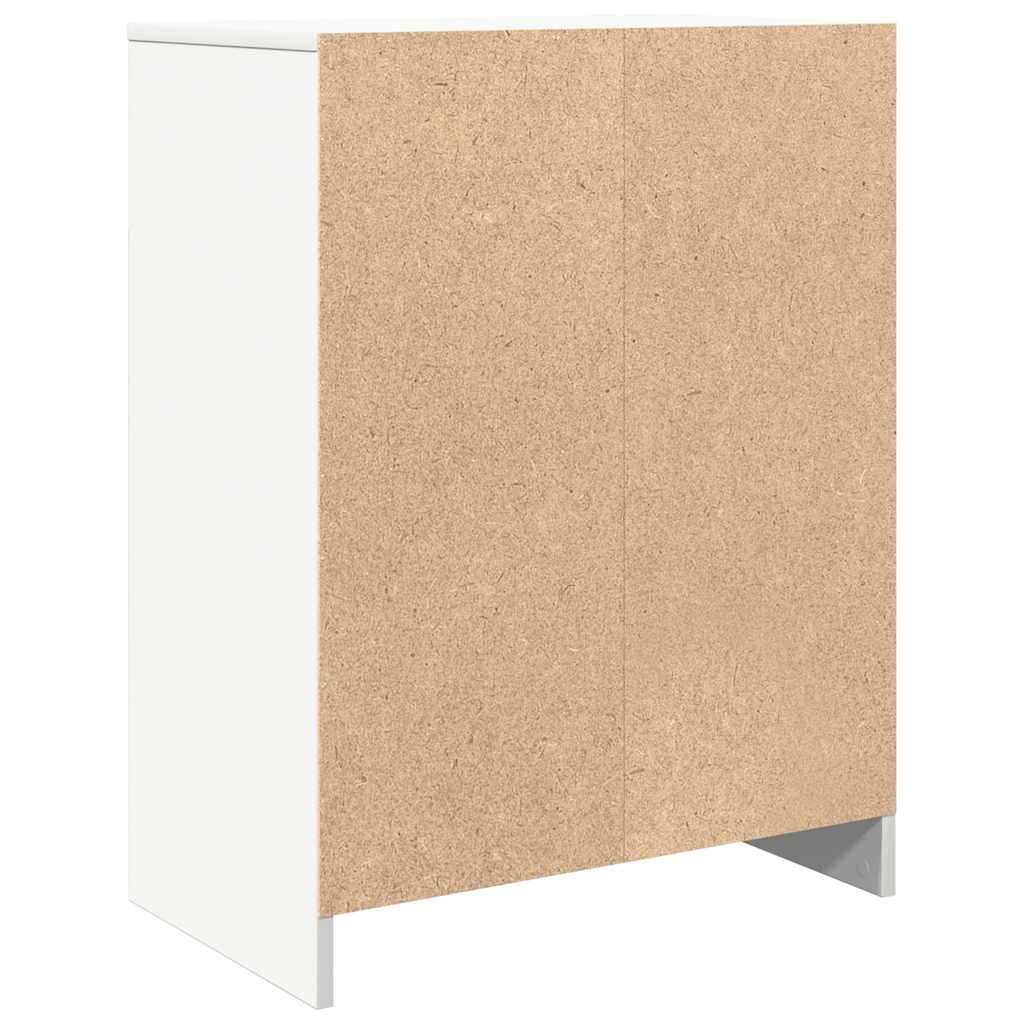 vidaXL Παπουτσοθήκη Λευκή 57x34x76 εκ. από Επεξεργασμένο Ξύλο