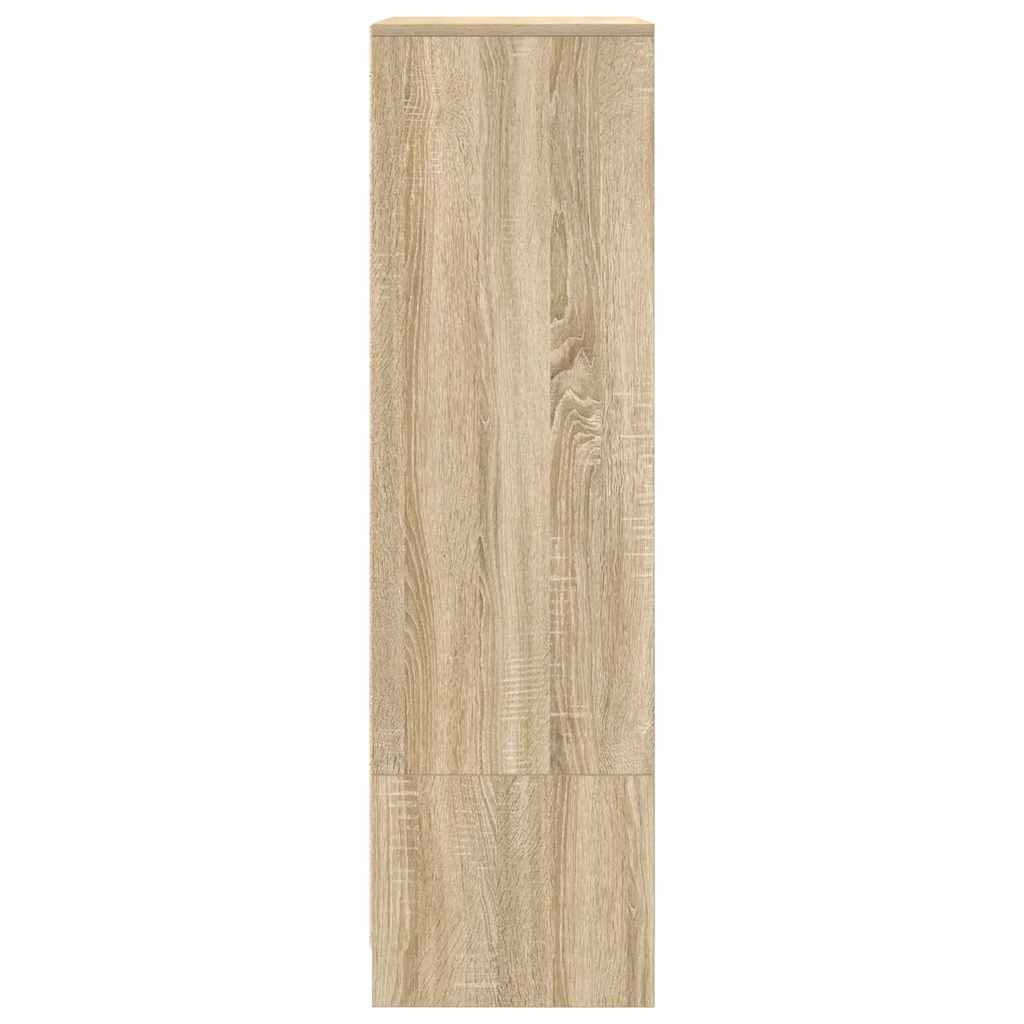 vidaXL Ντουλάπι με συρτάρι 55,5x34x119,5 εκ. Ξύλινο μηχανουργικό ξύλο