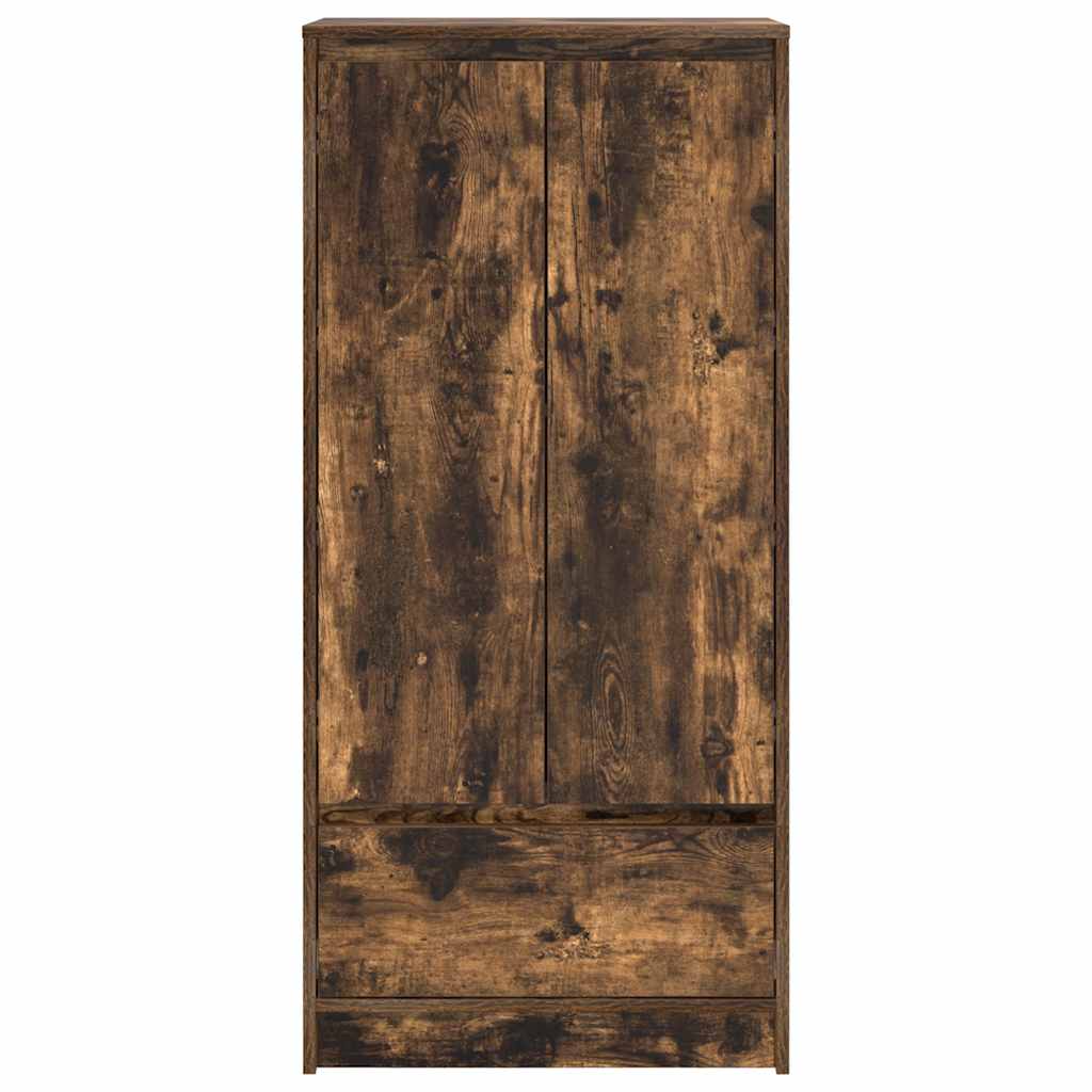 vidaXL Ντουλάπι με συρτάρι 55,5x34x119,5 εκ. Ξύλινο μηχανουργικό ξύλο